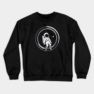 Escape From Spaceship - Astronaut Station Adventure Crewneck Sweatshirt